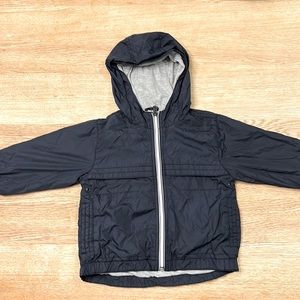 Baby Gap Toddler rain coat, 2T. Navy, T-shirt lined